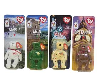Ty Beanie Babies International Bears Set