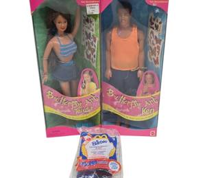 Butterfly Art Barbie Doll Lot