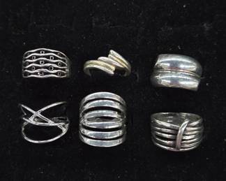 Sterling Silver .925 Rings 