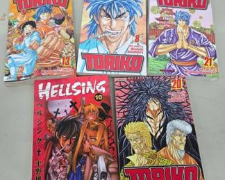 Toriko and Hellsing Manga Volumes