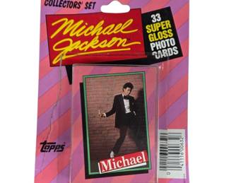 Michael Jackson Topps Photo Cards Set