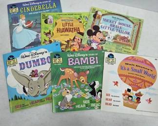 Walt Disney Record and Book Sets