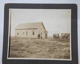 Original 1800's Black and White Photograph