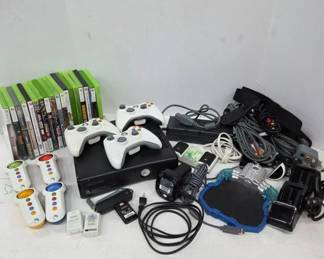 Xbox 360 Console with Accessories and Games