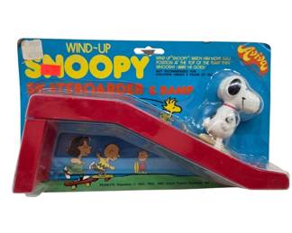 Wind-Up Snoopy Skateboarder & Ramp