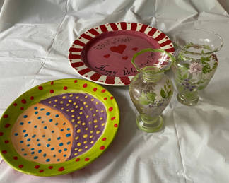 Lot 17: Hand Painted Lot 