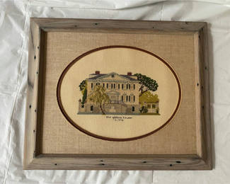 Lot 81: Needle Stitch Wall Hanging 
