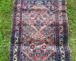 Lot 109: Pink & Blue Persian-Style Rug
