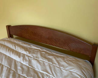 Lot 91: Cherry Queen Bed Frame