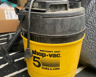 Lot 65: Shop-Vac 5-Gallon Wet/Dry Vacuum with Hose and Wand
