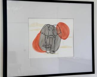 Abstract Elephant Artwork