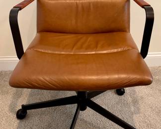 West Elm Mid-Century Leather Office Chair