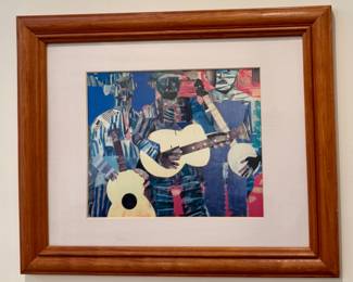 "Three Folk Musicians" Romare Bearden Print