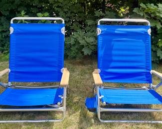 (2) Rio Beach Adjustable Beach Chairs