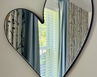 Crate & Barrel Heart Mirror