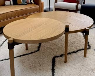 West Elm Holmes Oak & Iron Coffee Table