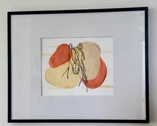 Abstract Horse Artwork