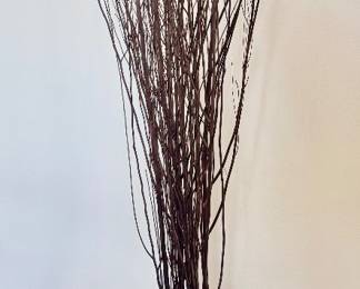 West Elm Vase with Twig Branches