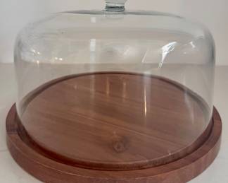 Hearth & Home Cheese Board with Glass Cloche