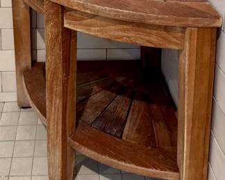 Teak Corner Bench
