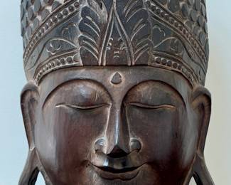 Hand Carved Bali Buddha