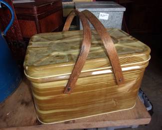 Metal Picnic Basket