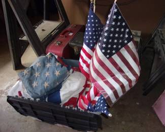 AMERICAN Flags, Buntings
