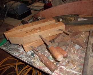 Antique Wooden Clamps