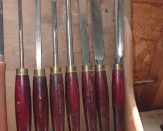 Set 7 Carving Tools, SHEFFIELD ENGLAND