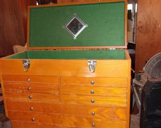 Large Wooden Carpenters Box