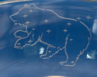 Celestial constellations.  Bear. Bull. Stars. 