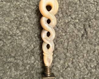 Antique wax seal stamp