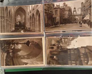Some of the postcards available. We have cards dating from the early 1900’s (maybe even older) and from around the world. 
