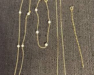 Petite 14k  Pearl Jewelry