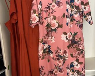 Pretty MobPinkBrown Pattern Dresses
