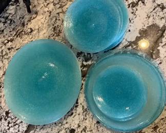 Vintage Hand Blown Italian Dishware