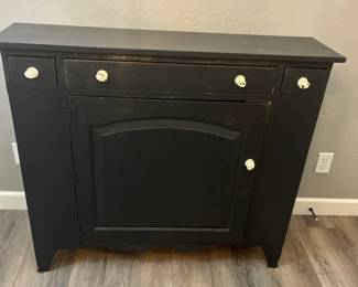 Black Console Side Cabinet  Eddy West