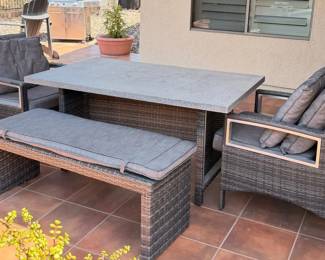 Patio Dining Table  Seating