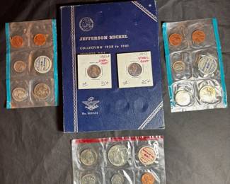 Usa Steel Cents, Us Mint Sets, Jefferson Nickel Collection