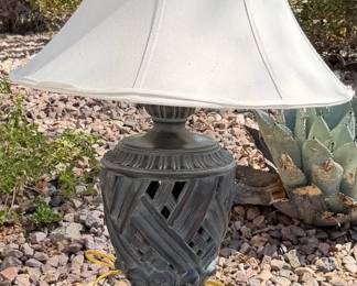 Grey Ceramic Lamp