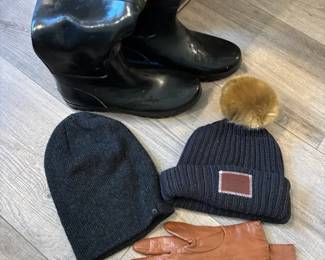 Sperry Boots, Winter Hats Etc