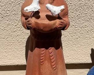 Terracotta Sculpture  St. Francis of Assisi