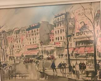 MCM era print of Venice--very cool