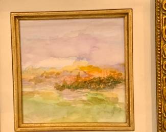 artist signed original watercolor