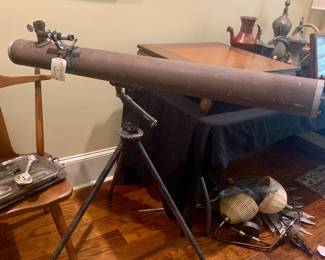 vintage Skyscope reflector telescope