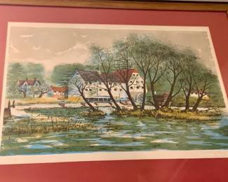 signed framed print by Jeremy King