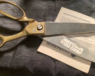 hand forged brass taylor shears