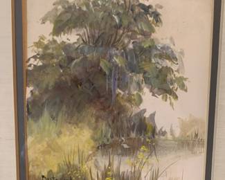 original watercolor by Mary Bertrand