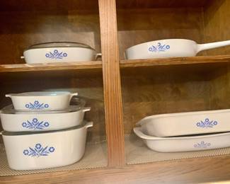 vintage Cornflower Corningware