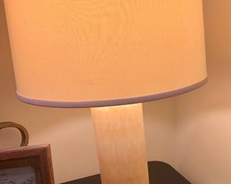 modern style marble based lamp